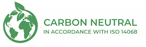 We're Carbon Neutral in accordance with ISO 14068